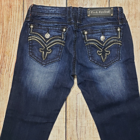 ROCK REVIVAL Jeans Darcy Straight Sz 28 - Picture 7 of 8